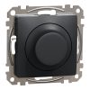 Schneider Electric Sedna Design & Elements - SDD114502 - Dimmer LED, universal, 5-200 VA, conectabil la întrerupător, antracit