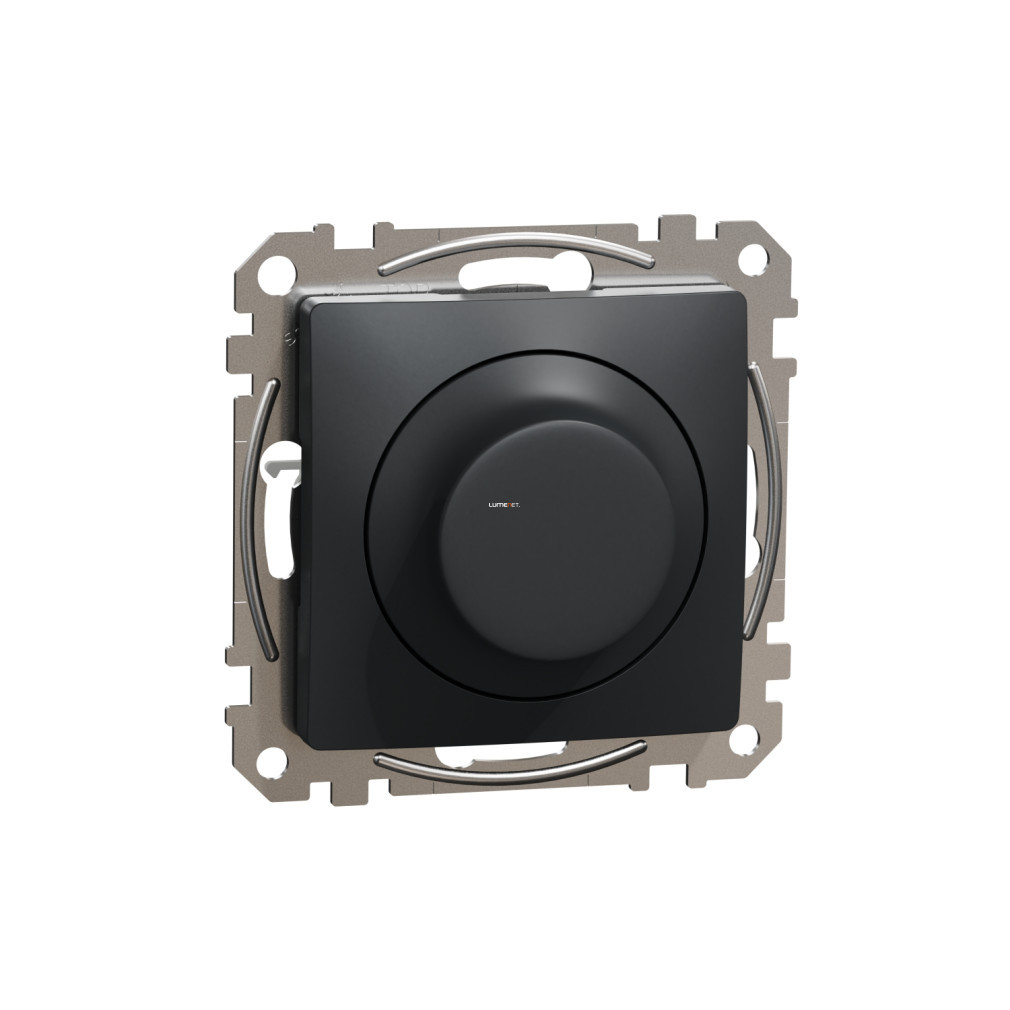 Schneider Electric Sedna LED dimmer cu buton rotativ, comutator universal, culoare antracit, 5–200 VA, SDD114502