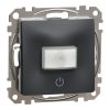 Schneider Electric Sedna Design & Elements - SDD114504 - Senzor de mișcare, cu buton, 160°, 10A, antracit