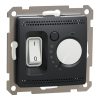 Schneider Electric Sedna Design & Elements - SDD114507 - Termostat de cameră pentru încălzire prin pardoseală, 10 A, antracit
