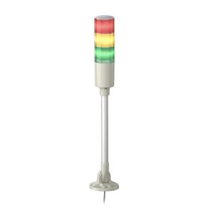   Schneider Electric Easy Harmony XVG - XVGM3SM - coloană luminoasă completă, 3 niveluri, roșu - portocaliu - verde, 230 VAC, tub de susținere, montare cu șuruburi, pliabilă, sonoră,