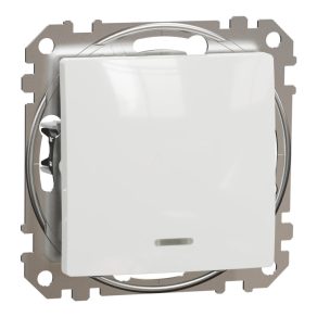   Schneider Electric Sedna Design & Elements - SDD111102N - Întrerupător bipolar, EF, 10AX, alb