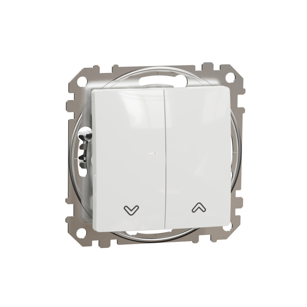 Schneider Sedna buton pentru rulou, cu arc, 10AX, alb (SDD111114)