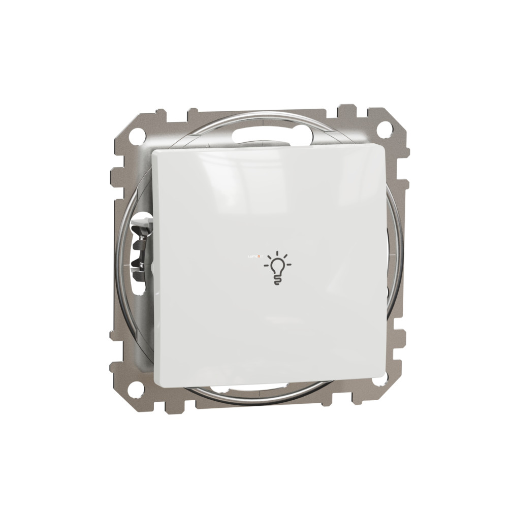 Schneider Sedna un pol cu abajur cu buton, conexiune cu arc, 10A, alb (SDD111132)
