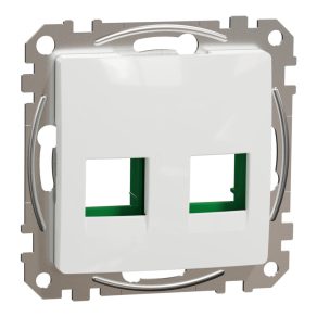   Schneider Electric Sedna Design & Elements - SDD111443C - Adaptor 2xRJ45, SYSTIMAX, pentru inserții RDM, alb