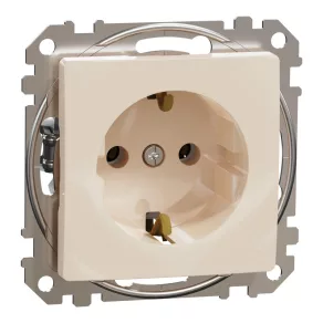   Schneider Electric Sedna Design & Elements - SDD112025 - Priză 2P+F, racordare cu șuruburi, 16 A, bej