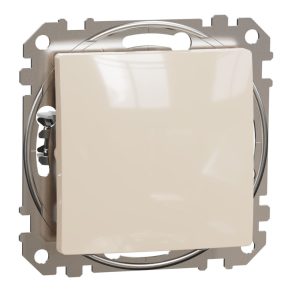   Schneider Electric Sedna Design & Elements - SDD112101 - Întrerupător unipolar, conexiune cu arc, 10AX, (101), bej