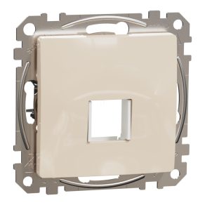   Schneider Electric Sedna Design & Elements - SDD112421 - Adaptor 1xRJ45, pentru inserții Keystone, bej