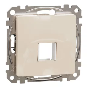   Schneider Electric Sedna Design & Elements - SDD112421 - 1 adaptor RJ45 pentru inserții Keystone, bej