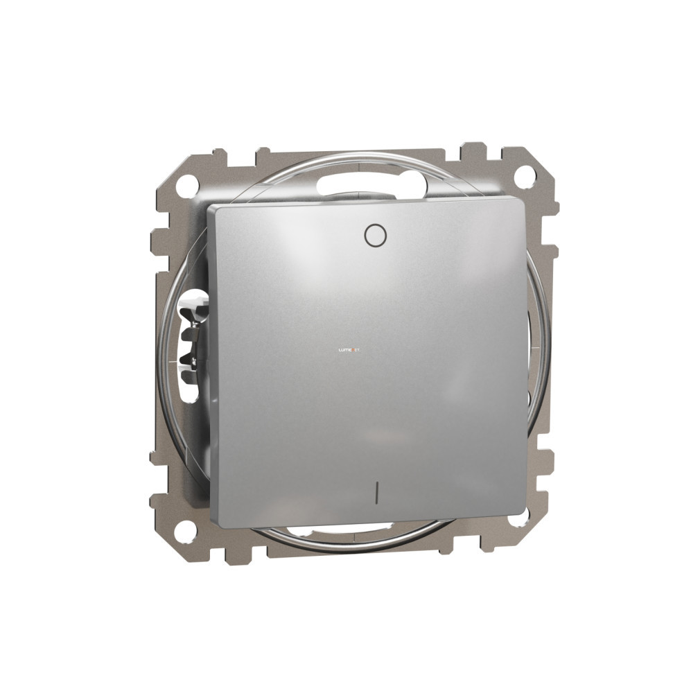 Schneider Sedna comutator bipolar, curacord, 10AX, (102), aluminiu (SDD113102)