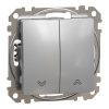 Schneider Electric Sedna Design & Elements - SDD113104 - Comutator pentru rulouri, conexiune cu arc, 10AX, aluminiu