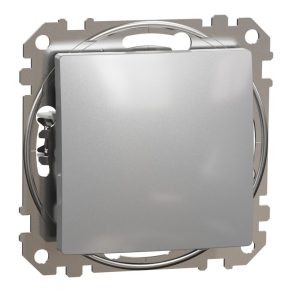   Schneider Electric Sedna Design & Elements - SDD113107 - Comutator încrucișat, conexiune cu arc, 10AX, (107), aluminiu