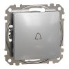 Schneider Electric Sedna Design & Elements - SDD113131 - Buton sonerie unipolar, conexiune cu arc, 10 A, aluminiu