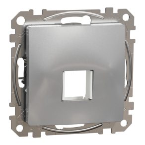   Schneider Electric Sedna Design & Elements - SDD113421 - Adaptor 1xRJ45, pentru inserții Keystone, aluminiu