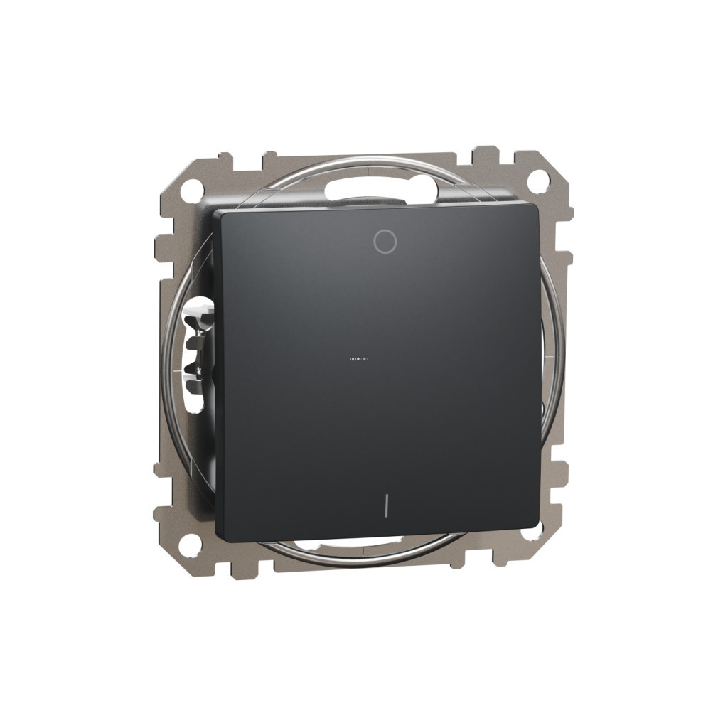 Schneider Sedna comutator bipolar, curacord, 10AX, (102), antracit (SDD114102)