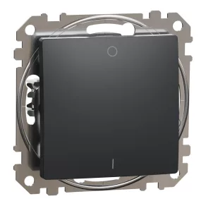   Schneider Electric Sedna Design & Elements - SDD114102 - Întrerupător bipolar, cu acționare prin arc, 10 A, (102), antracit