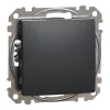 Schneider Electric Sedna Design & Elements - SDD114107 - Întrerupător în cruce, cu acționare cu arc, 10 A, (107), antracit