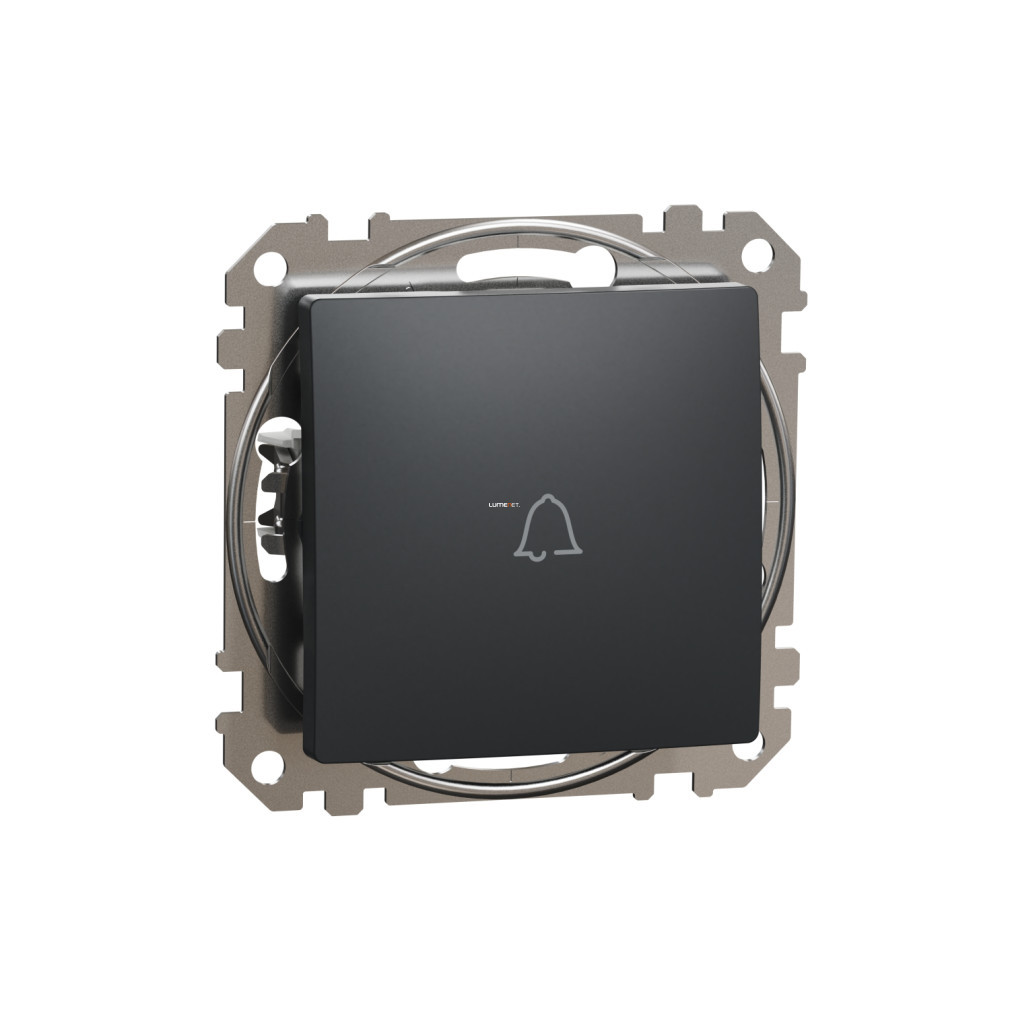 Schneider Sedna cu sonerie unipolară, curacă cu arc, 10A, antracit (SDD114131)