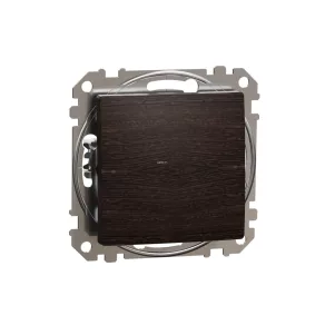   Comutator transversal Schneider Sedna, conexiune cu arc, 10AX, (107), wenge