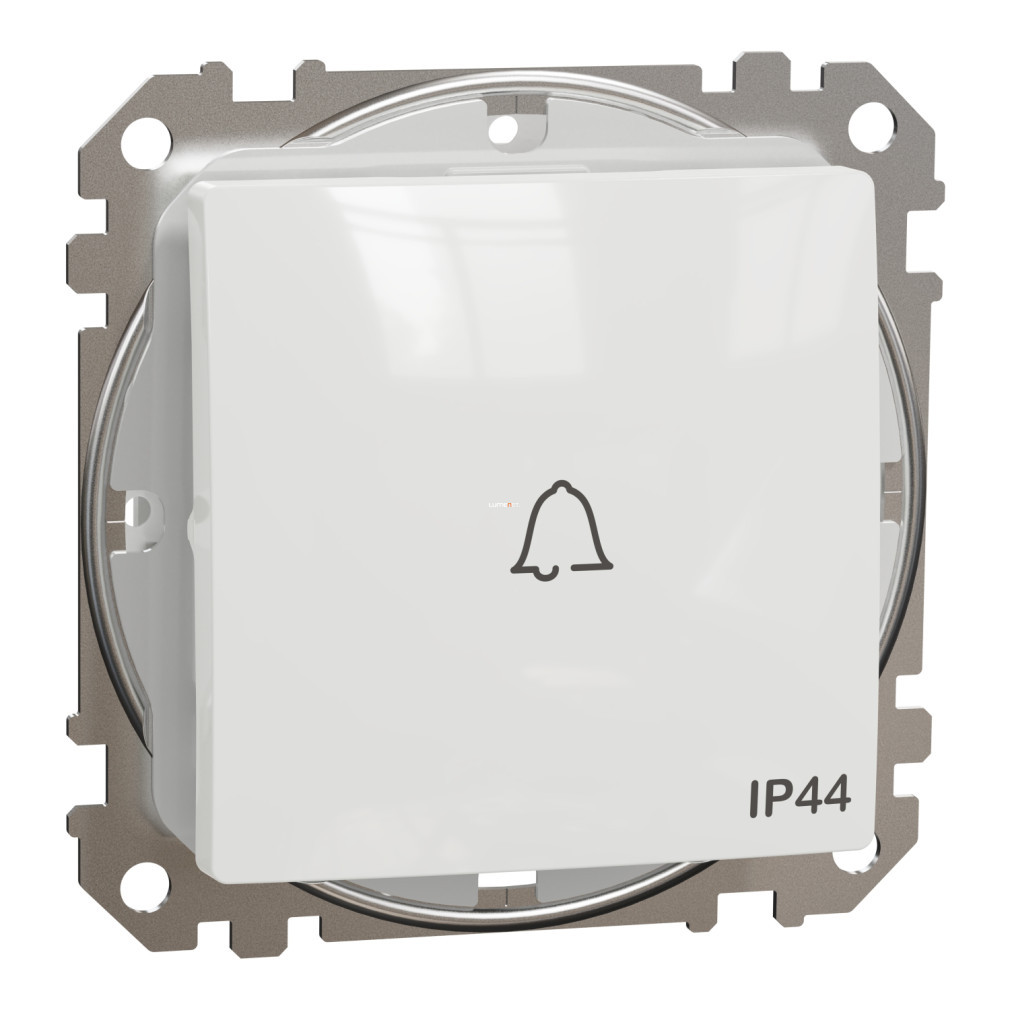 Schneider Sedna cu sonerie cu un pol, curacord, 10A, IP44, alb (SDD211131)
