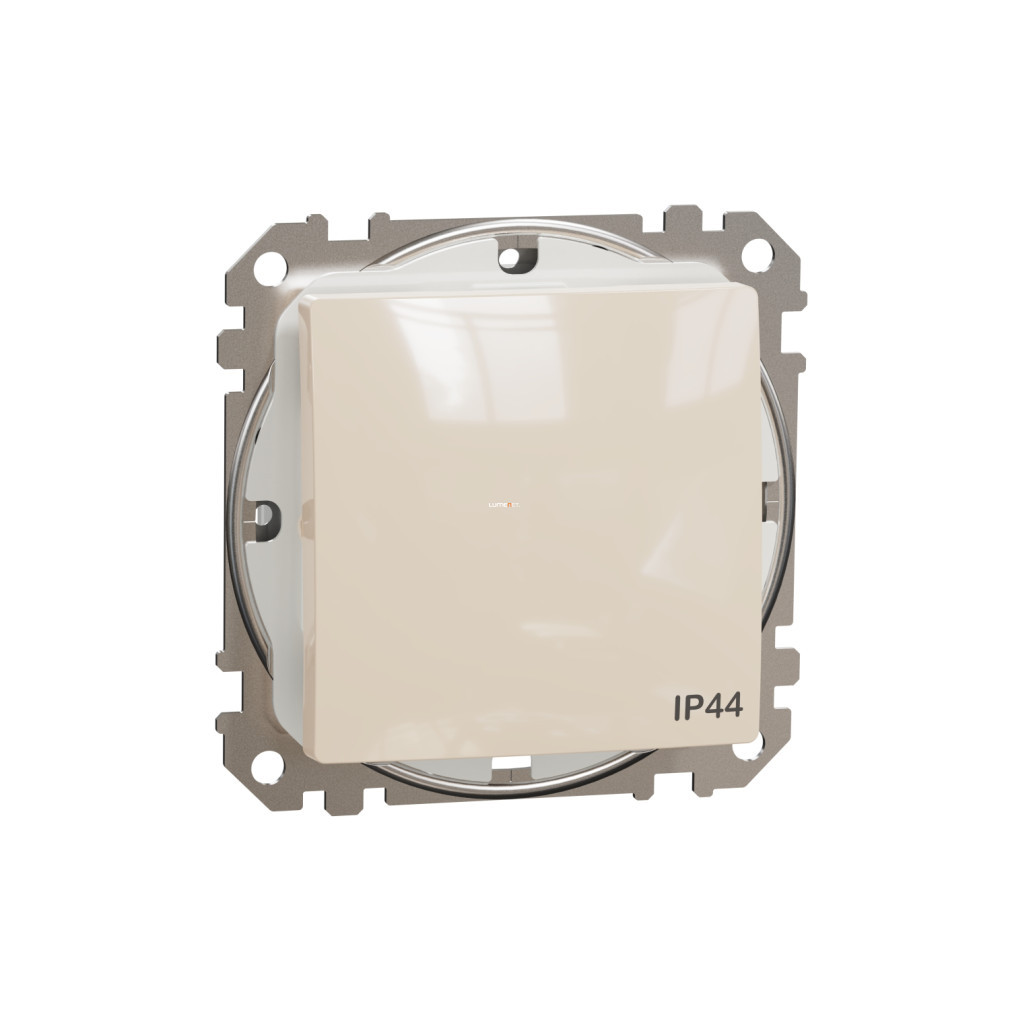 Schneider Sedna comutator unipolar, curacă cu arc, 10AX, IP44, bej (SDD212101)