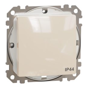  Schneider Electric Sedna Design & Elements - SDD212101 - Întrerupător unipolar, conexiune cu arc, 10AX, IP44, bej