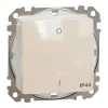 Schneider Electric Sedna Design & Elements - SDD212102 - Întrerupător bipolar, cu acționare prin arc, 10 A, IP44, bej
