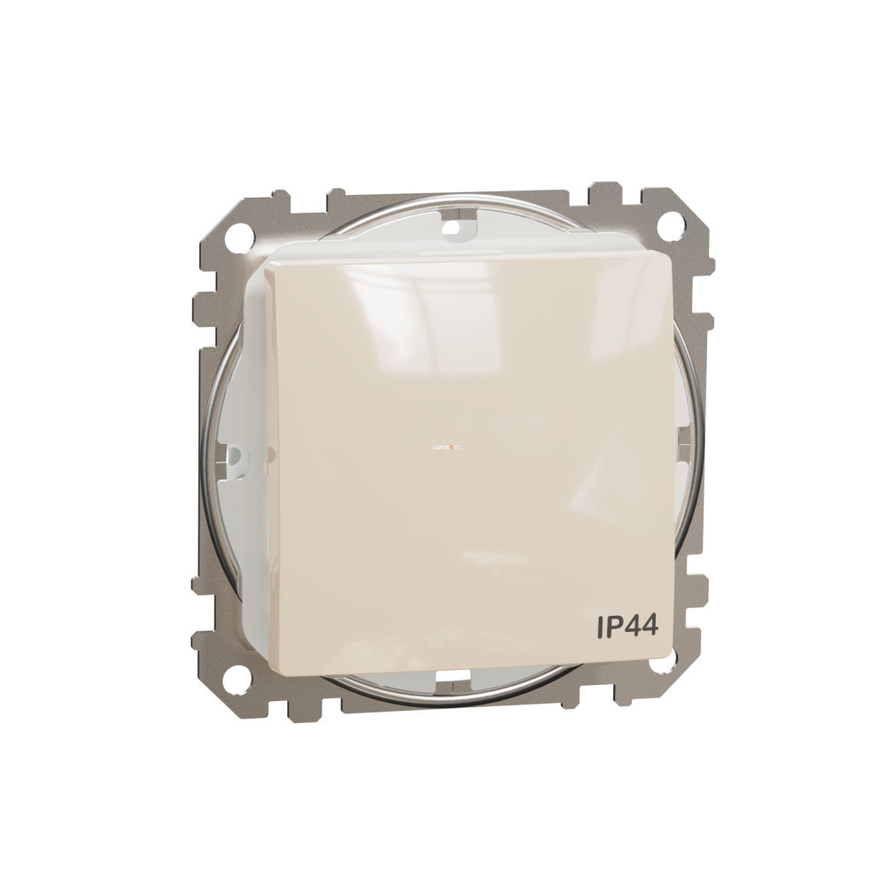 Comutator Schneider Sedna, curacord, 10AX, IP44, bej (SDD212106)