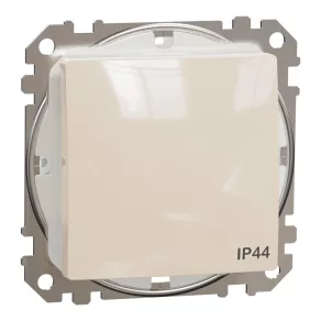   Schneider Electric Sedna Design & Elements - SDD212106 - Comutator, cu acționare cu arc, 10 A, IP44, bej