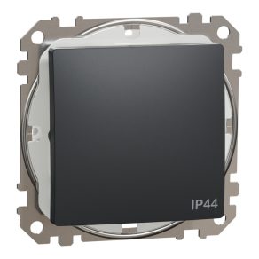   Schneider Electric Sedna Design & Elements - SDD214106 - Comutator, conexiune cu arc, 10AX, IP44, antracit