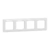 Schneider Electric Sedna Design - SDD311804 - Cadru cvadruplu, universal, alb