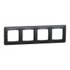 Schneider Electric Sedna Design - SDD314804 - Cadru cvadruplu, universal, antracit