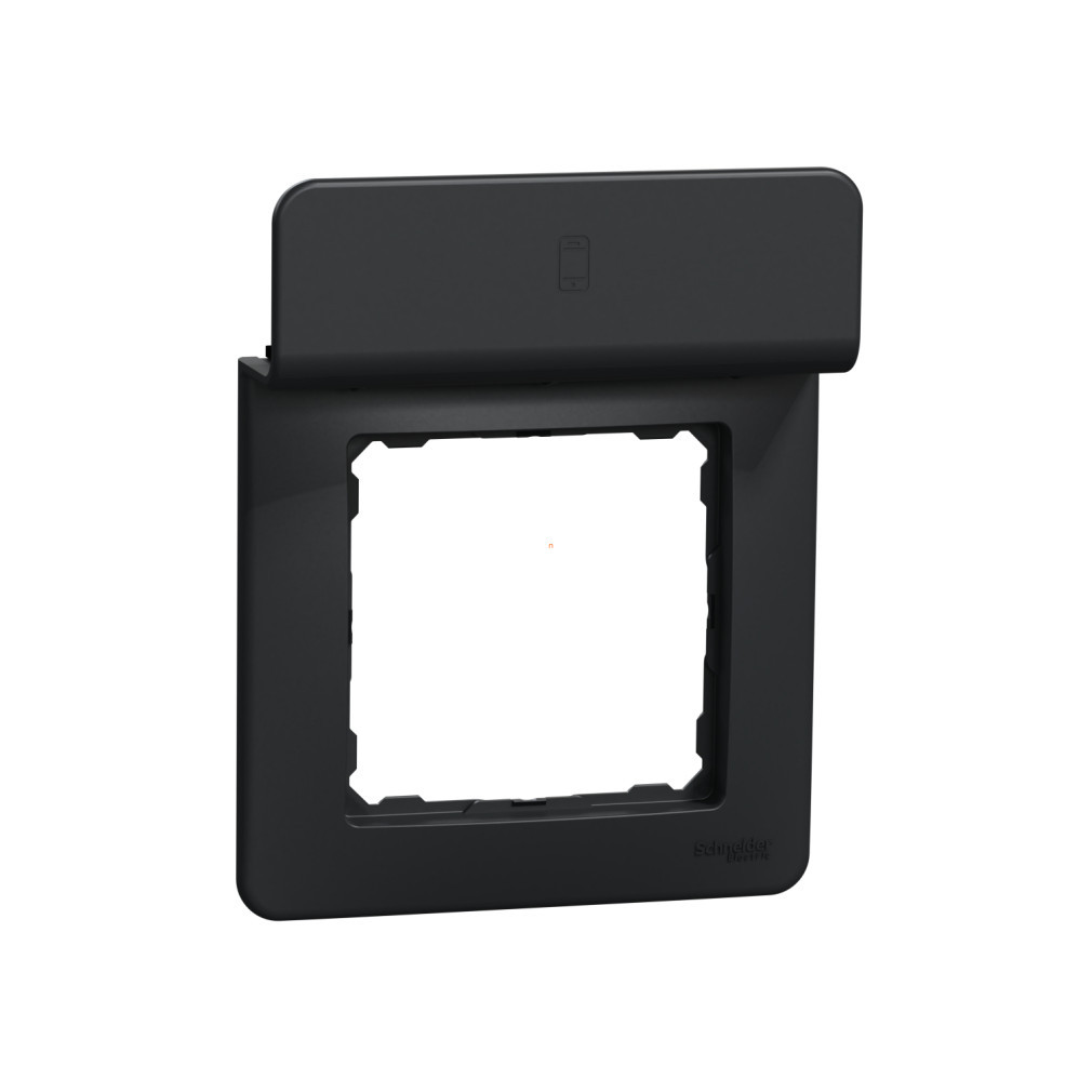 Schneider Sedna cadru simplu, cu suport pentru telefon mobil, antracit (Design)