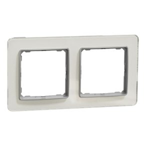   Schneider Electric Sedna Elements - SDD360802 - Cadru dublu, universal, opal