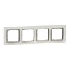 Schneider Electric Sedna Elements - SDD360804 - Cadru cvadruplu, universal, opal