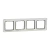 Schneider Electric Sedna Elements - SDD360804 - Cadru cvadruplu, universal, opal