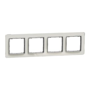   Schneider Electric Sedna Elements - SDD360804 - Cadru cvadruplu, universal, opal