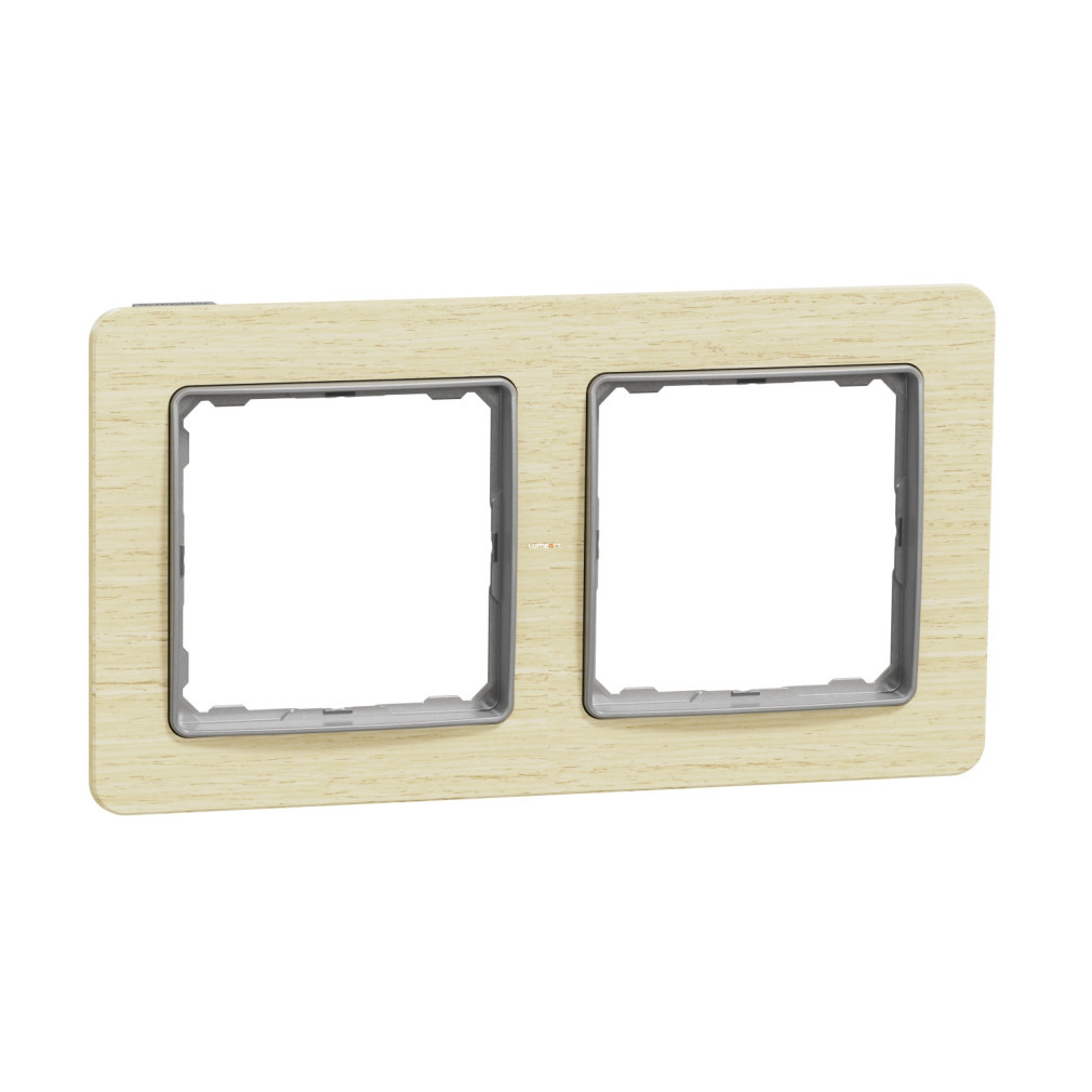 Schneider Sedna Elements cadru dublu, universal, alb (SDD380802)