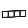 Schneider SEDNA ELEMENTS Cadru cvadruplu, universal, wenge SDD381804