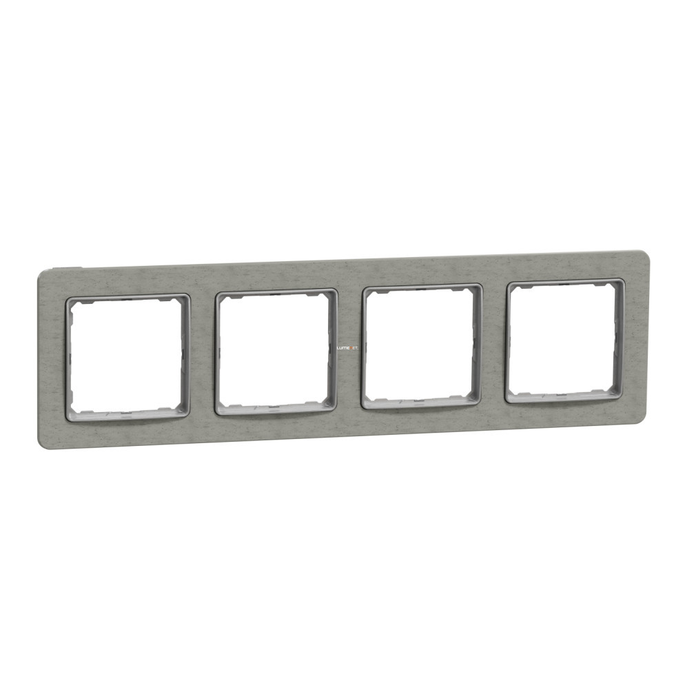 Schneider Sedna cadru quadruple, universal, ciment (Elements)