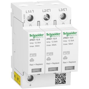   Schneider Electric Acti9 iPRF1 - A9L16382 - descărcător de supratensiune, 12,5r, 3P
