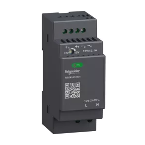   Schneider Electric Phaseo ABL7, ABL8 - ABLM1A12021 - Modicon Sursă de alimentare modulară, modulară, montabilă pe șină DIN, 1f, 12 VCC, 2,1 A, 25 W