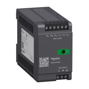   Schneider Electric Phaseo ABL7, ABL8 - ABLS1A24038 - Modicon Sursă de alimentare optimizată, montabilă pe șină DIN, 1f, 24 VCC, 3,8 A, 90 W