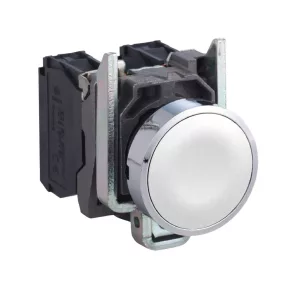   Schneider Electric Harmony XB4 - XB4BACUST01 - buton metalic complet, Ø22, cu revenire, 1NO, personalizat