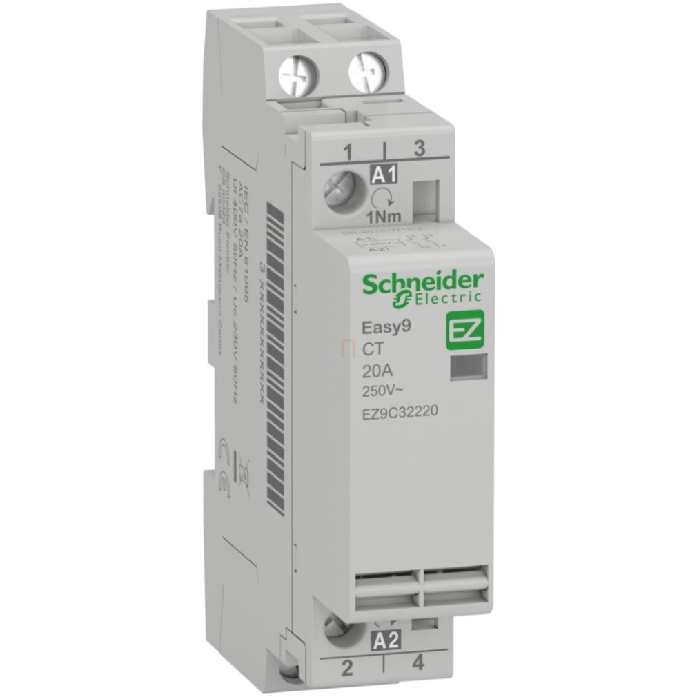 Contactor Schneider Easy9 Pro, 2P, 2NO, 20A (EZ9C32220)