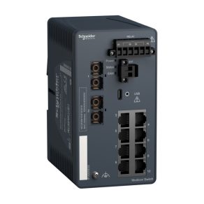   Schneider Electric ConneXium - Ethernet - MCSESM103F2CS1H - Comutator Modicon, gestionabil 8TX/2FX-SM-Harsh