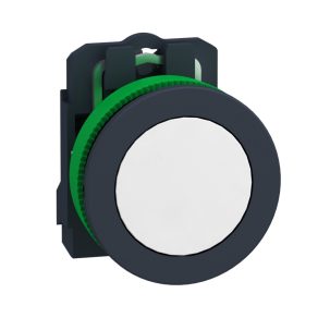   Schneider Electric Harmony XB5 - XB5FACUST01 - buton apăsat din plastic încastrat, Ø30, retur, 1NO, alb