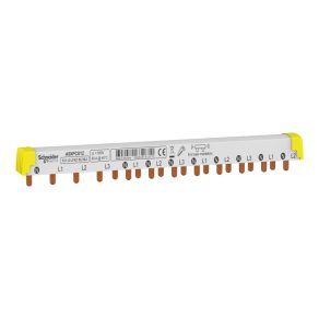   Schneider Electric Acti9 iC40 - A9XPC812 bară colectoare combinată, 12 module, 3P-N, stânga