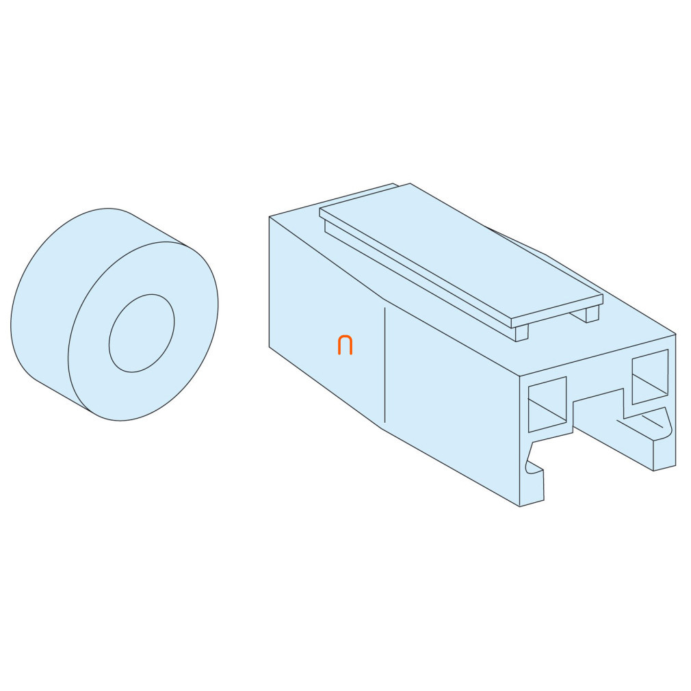 Prisma SeT Racord colector spate pentru Multiclip 200A LVS04029 Schneider