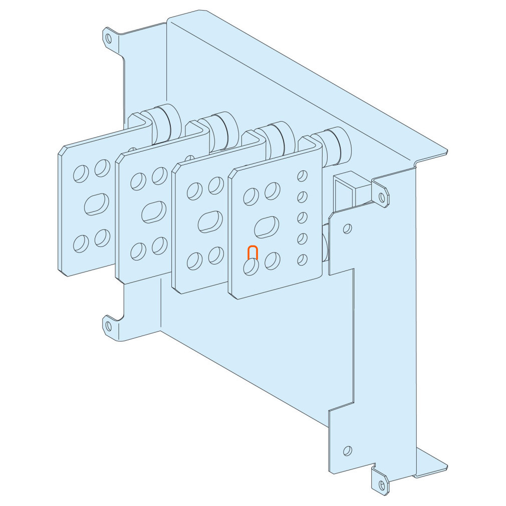 Prisma SeT Conexiune mutată 630A 4P LVS04460 Schneider
